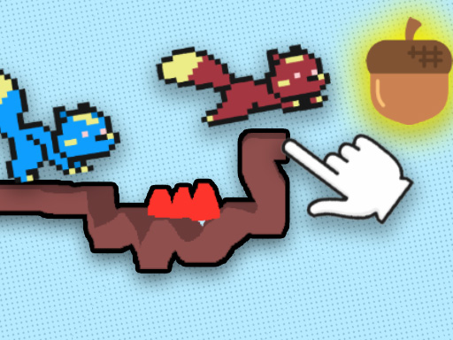 Σκίουροι Ζωγραφίστε τη κάμπινγκ σας!